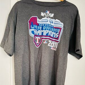 Majestic Dark Gray ALDS 2011 Champions Tee